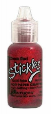 R - Stickles Glitter Glue Xmas red