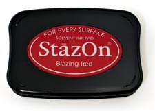 T - StazOn stämpeldyna blazing red