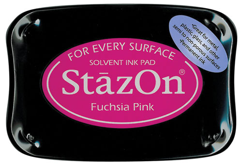 T - StazOn stämpeldyna fuchia pink