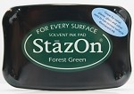 T - StazOn stämpeldyna Forest Green