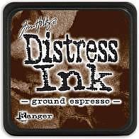 R - Distress Ink Pad Mini - Ground Espresso