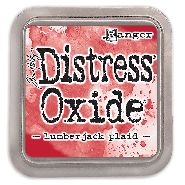R - Distress Oxide, lumberjack plaid