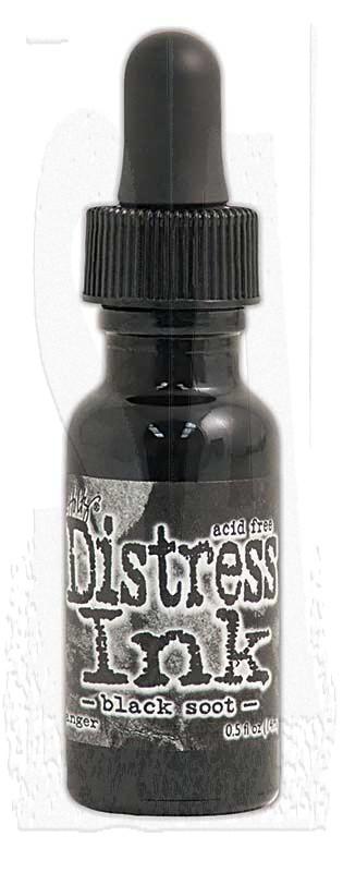 R - Distress Ink Refil - black soot