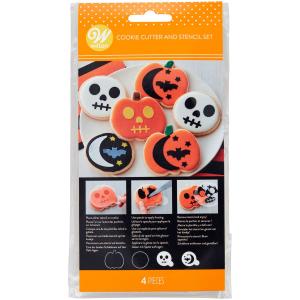 Cookie Cutter & Stencil Set - Halloween