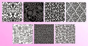 Mönstermattor Blommor