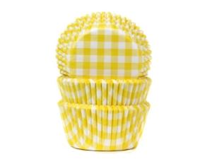 Muffinsformar Rutig - Gul
