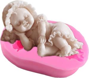 Siliconform - Baby Sovande på sidan