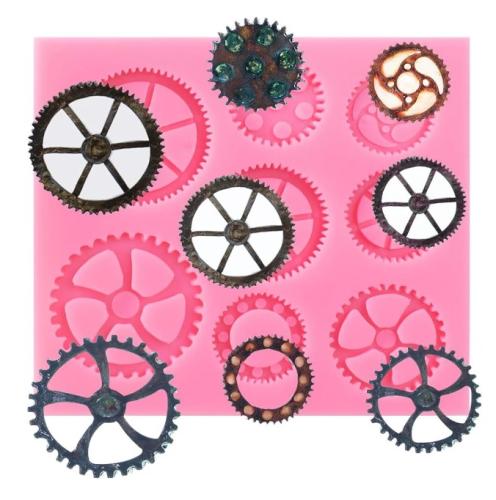 Siliconform - Steampunk Kugghjul Nr 2