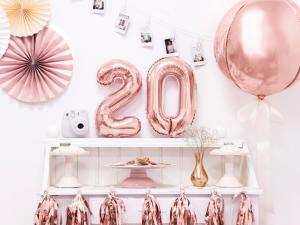 Folieballong - Roséguld