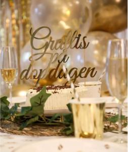 Caketopper - Grattis på Dopdagen