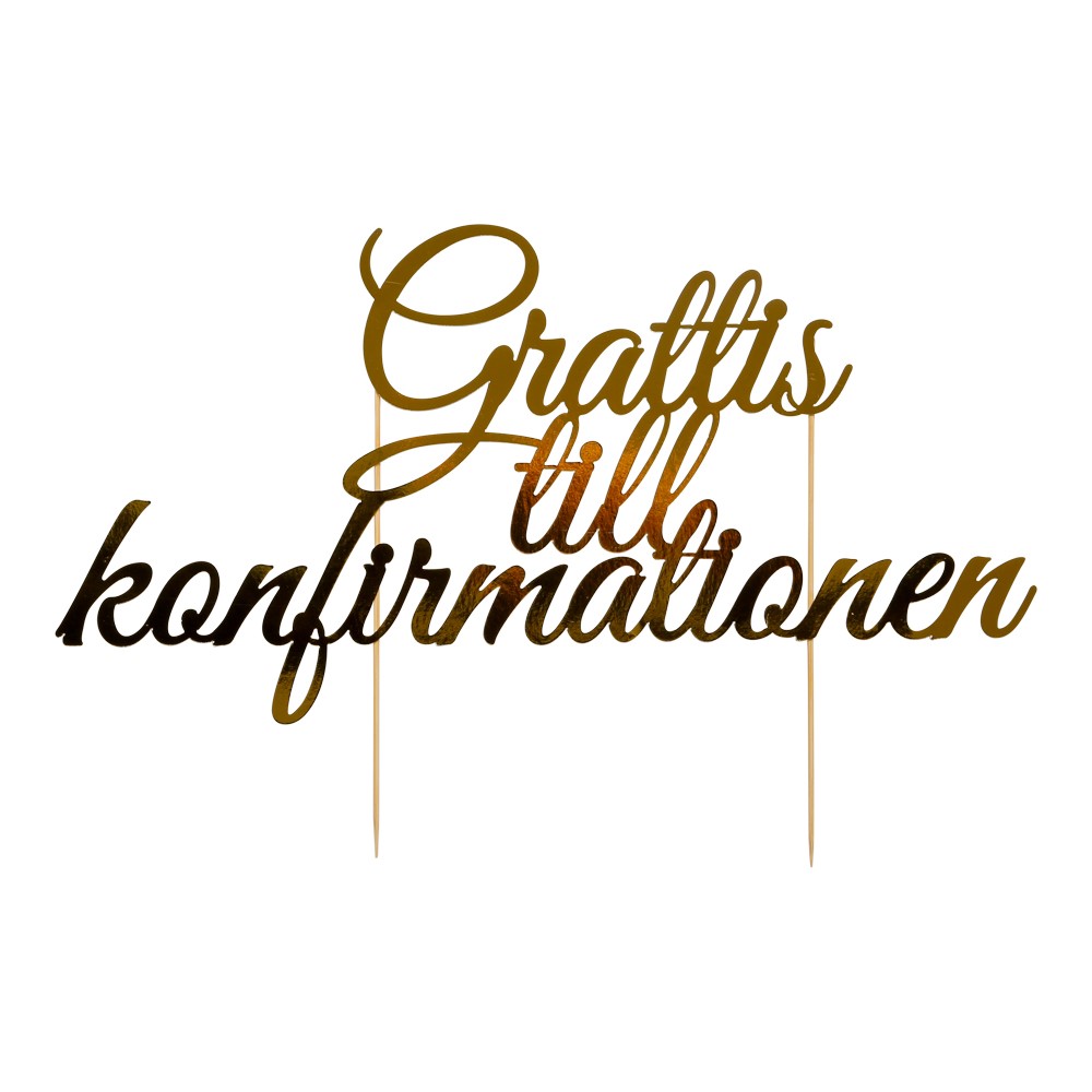 Tårtdekoration - Konfirmation