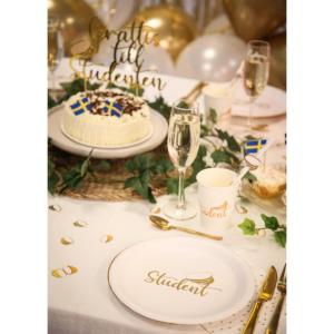 Confetti - Studenthattar Guld