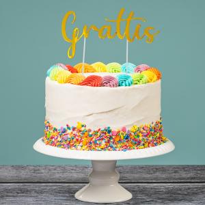Caketopper - Grattis