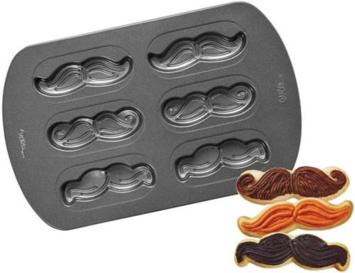 Teflonbakform - Mustasch