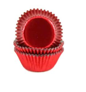 Minimuffinsformar - Röd Folie