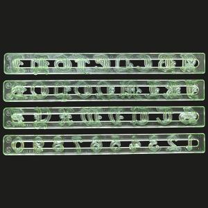 Utstickare - Old English Alfabet & Nummer