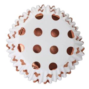 PME Muffinsformar - Roséguldprickar