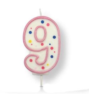 PME Tårtljus - Nr 9