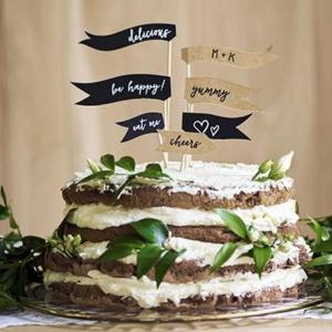 Cupcake Toppers - Flaggor Delicious