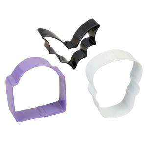 Cookie Cutter set - Bat/Tombstone/Skull