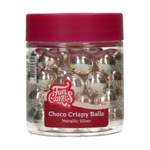 Choco Crispy Balls - Metallic Silver