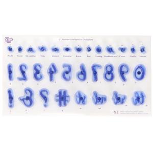 PME Fun Fonts - Siffror & Tecken Nr 1