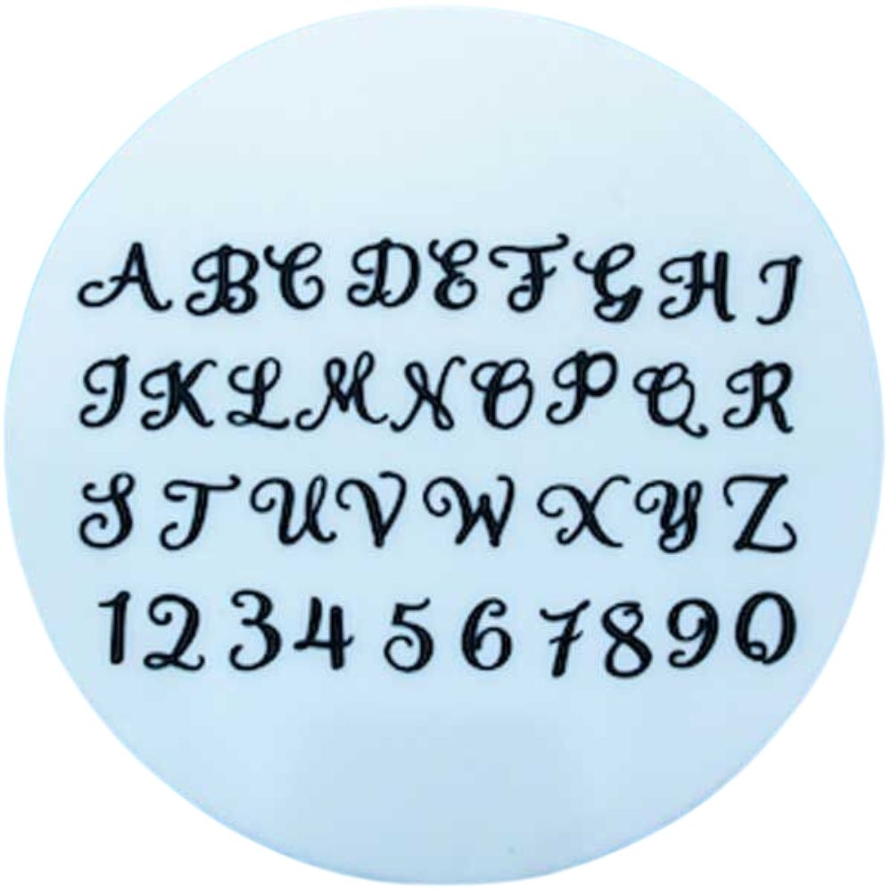 FMM Utstickare - Alfabet & Nummer Swirly Font