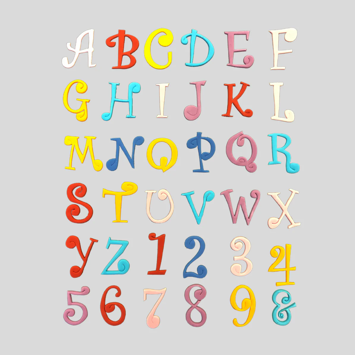 Funky Alfabet & Siffror