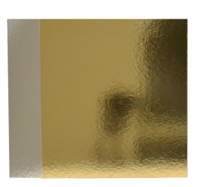 Guld/Silverbricka 30x30cm 10-Pack