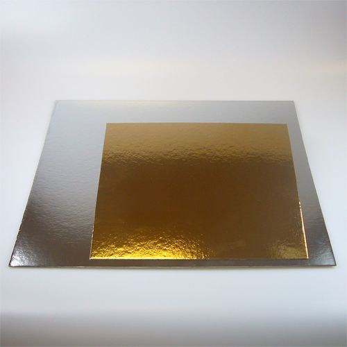 Guld/Silverbricka 30x30cm  10-Pack