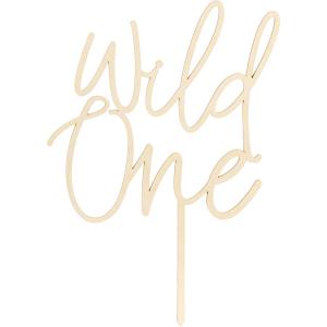 Caketopper Trä - Wild One