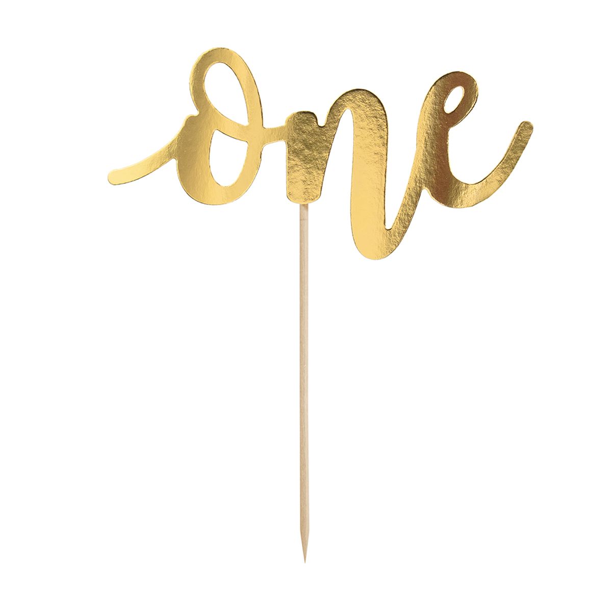 Caketopper One - Gold