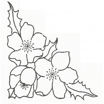 PW Christmas Rose Corner