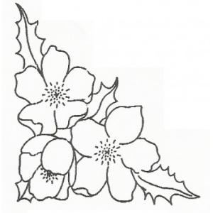 PW Christmas Rose Corner