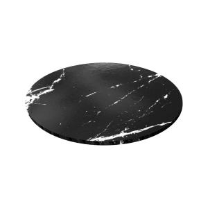 Masonite CakeBoard Round - Black Marble