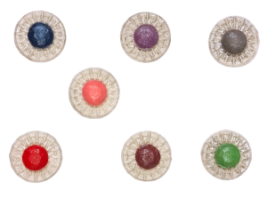 Sockerdekoration - Kokard Silver