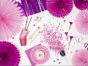 Tissue Fan - Cerise