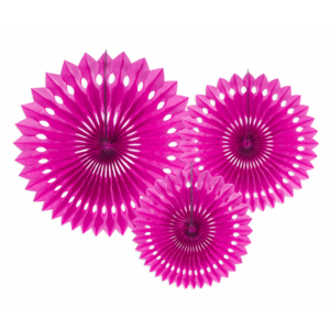 Tissue Fan - Cerise