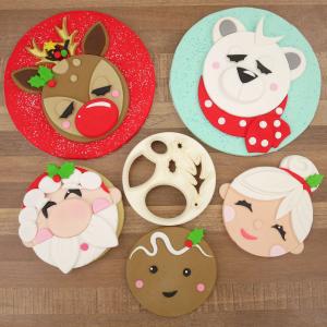 Utstickare - Christmas Caketopper