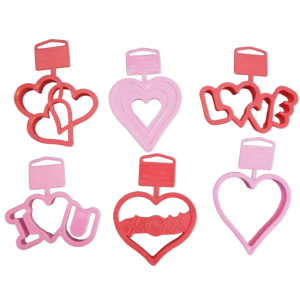 Kakutstickare - Double Heart