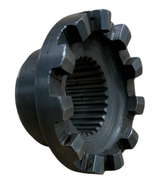 Companion flange for power take-off winch