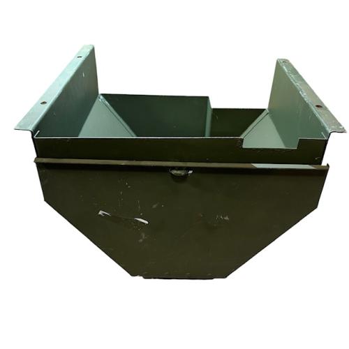 Compartment for snow chains on the left side