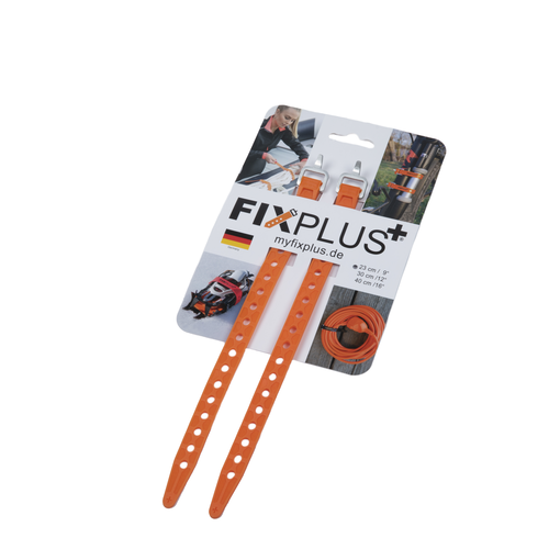 FixPlus 2-pack 23 cmspännband Orange