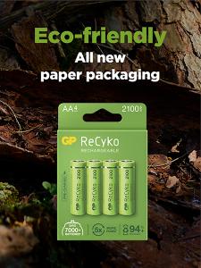 GP ReCyko AA battery, 2600mAh, 4-pack
