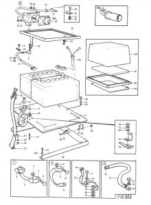 Bottenplatta till batteri NOS
