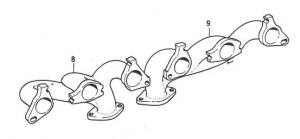 Exhaust manifold (Front)