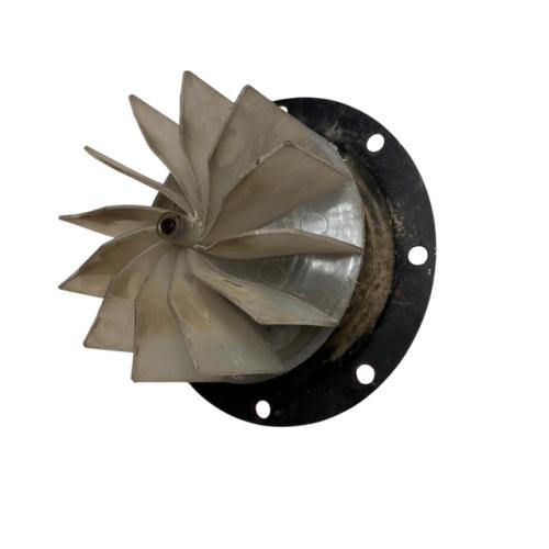 Begagnad fläktmotor med fläktvinge 24 V