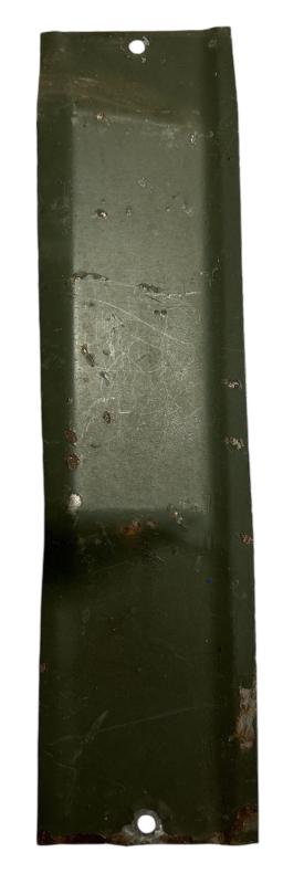 Cover over lock on rear door left side