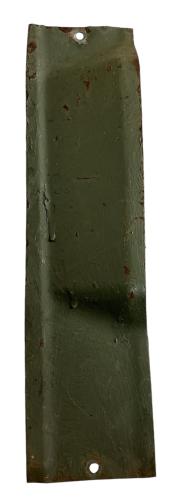 Cover over lock on rear door right side