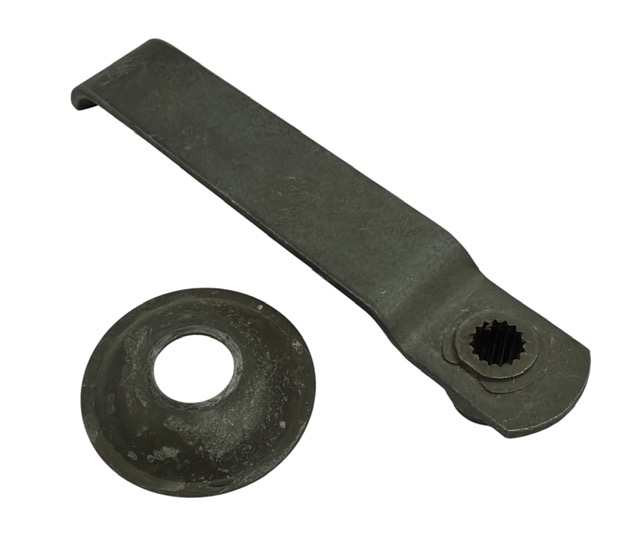 Used handle with backplate